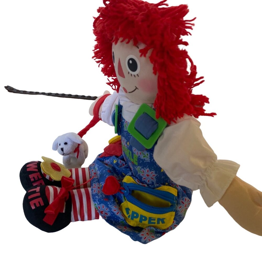 Dress Me Raggedy Ann Doll 2002 by Hasbro 70163 Talking Stuffed Educational Toy - Picture 7 of 12